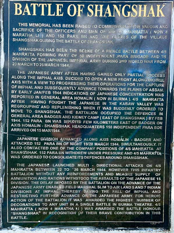The Battle Of Sangshak